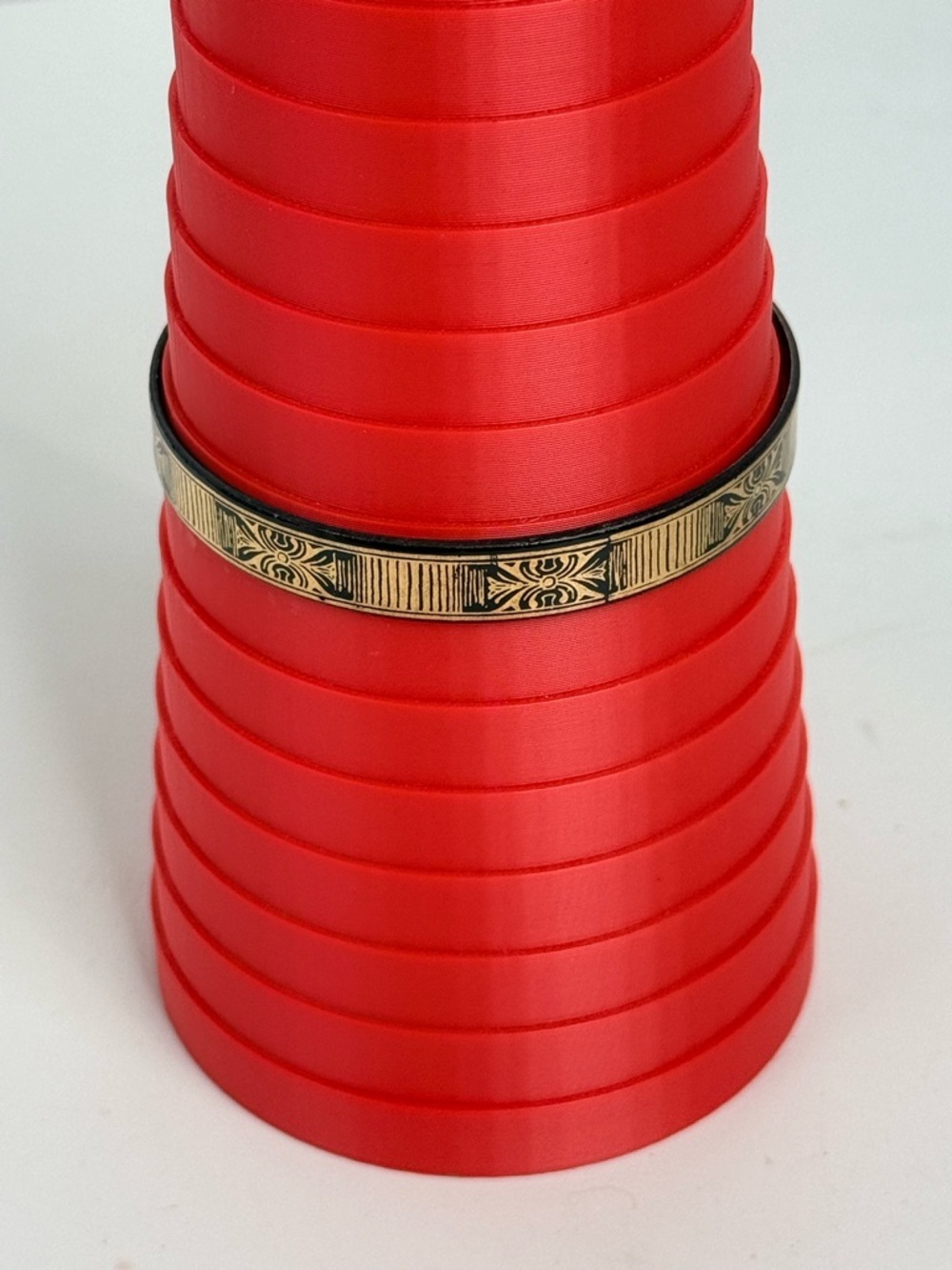 LAURANA MCM Italian designer enameled bangle bracelet